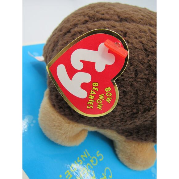 NEW Prickles the Hedgehog Bow Wow Beanies Ty 2006 Squeaker Crinkle 6 Inches - Picture 7 of 12